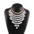occidental style retro Pearl chain tassel necklace  fashion personality exaggerating clavicle chain