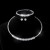 occidental style bride fully-jewelled zircon circle necklace earrings three set woman brilliant Rhinestone Collar
