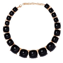 summer geometry Acrylic half Round necklace candy colors girl clavicle chain