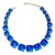 summer geometry Acrylic half Round necklace candy colors girl clavicle chain