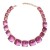 summer geometry Acrylic half Round necklace candy colors girl clavicle chain
