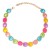 summer geometry surface Acrylic Round necklace candy colors girl clavicle chain