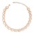 summer geometry surface Acrylic Round necklace candy colors girl clavicle chain