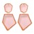 new geometry earring Acrylic personality wind trend woman temperament Street Snap