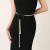  flower Pearl chain black white flowers brief all-Purpose belt Dress samll wind fitting