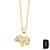 lady necklace embed zircon geometry love Five-pointed star pendant necklace gildednkw