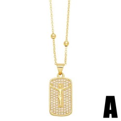occidental style retro cross pendant necklace fashion personality diamond clav..