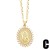 occidental style retro cross pendant necklace fashion personality diamond clavicle chainnkv