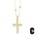 occidental style brief fashion cross necklace womanins samll clavicle chain temperament all-Purposenkv