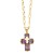  occidental style zircon cross necklace man woman personality fashion all-Purpose loversnkv