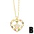 )Five-pointed star love necklace woman occidental style fashion personality clavicle chain brief all-Purposen