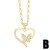 ins wind butterfly love necklace woman brief fashion pendant clavicle chainnku
