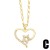 ins wind butterfly love necklace woman brief fashion pendant clavicle chainnku