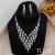  Rhinestone necklace  bride married fully-jewelled earrings necklace set  banquet necklace