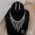 Rhinestone necklace  bride married fully-jewelled earrings necklace set  banquet necklace