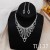  Rhinestone necklace  bride married fully-jewelled earrings necklace set  banquet necklace