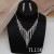  Rhinestone necklace  bride married fully-jewelled earrings necklace set  banquet necklace