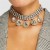 Rhinestone  temperament high drop necklace  classic pendant womannecklace