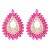 occidental style geometry drop Alloy embed colorful diamond retro temperament exaggerating earrings woman trend sup