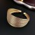  gold multilayer opening bangle occidental style exaggerating samll personality high
