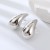  occidental style Metal atmospheric earrings wind drop brief samll high gold ear stud Earring