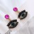 occidental style fashion personality unique exaggerating eyes shape ear stud Alloy diamond high Earring woman