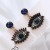 occidental style fashion personality unique exaggerating eyes shape ear stud Alloy diamond high Earring woman