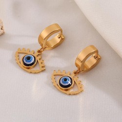  occidental style Earring retro fashion high ear stud enamel eyes earrings wom..