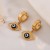  occidental style Earring retro fashion high ear stud enamel eyes earrings woman