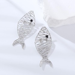  earrings occidental style Earring woman brief Earring hollow Alloy temperamen..