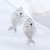  earrings occidental style Earring woman brief Earring hollow Alloy temperament gold