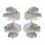  creative Irregular multilayer Metal splice Alloy earrings occidental style exaggerating Earring woman