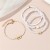 occidental style fashion creative Zodiac Pearl beads bracelet woman brief personality
