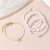 occidental style fashion creative Zodiac Pearl beads bracelet woman brief personality