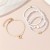 occidental style fashion creative Zodiac Pearl beads bracelet woman brief personality