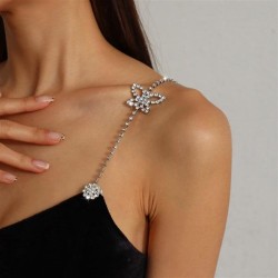 occidental style wind geometry chain  claw chain butterfly love flowers chain ..