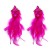occidental style earrings feather tassel Earring woman exaggerating Bohemiaearrings