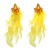 occidental style earrings feather tassel Earring woman exaggerating Bohemiaearrings