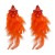 occidental style earrings feather tassel Earring woman exaggerating Bohemiaearrings
