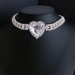 occidental style new exaggerating big love chain personality multilayer Rhines..