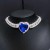 occidental style new exaggerating big love chain personality multilayer Rhinestone clavicle chain ladynecklace