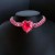 occidental style new exaggerating big love chain personality multilayer Rhinestone clavicle chain ladynecklace