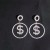  occidental style wind Earring earrings  classic circle exaggerating Word earringshoo earrings