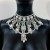 occidental style fashion lady exaggerating color crystal big necklace gem bride wedding necklace