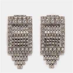 Rhinestone Earring  occidental style exaggerating fully-jewelled earrings  per..