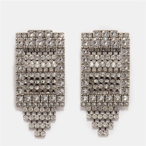 Rhinestone Earring  occidental style exaggerating fully-jewelled earrings  personality multilayerearrings