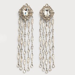 Rhinestone  fashion all-Purpose tassel earrings  brief rhombus woman style ear..