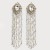Rhinestone  fashion all-Purpose tassel earrings  brief rhombus woman style ear studearrings