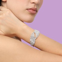 new geometry Rhinestone bracelet occidental style fashion creative fully-jewel..