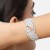 new geometry Rhinestone bracelet occidental style fashion creative fully-jewelled ladyracelet